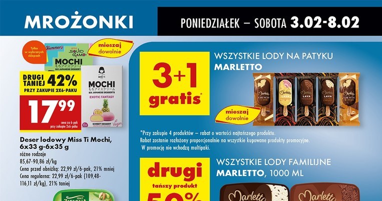 Azjatycki deser niemal o połowę taniej! Miss Ti Mochi w super promocji w Biedronce! /Biedronka /INTERIA.PL