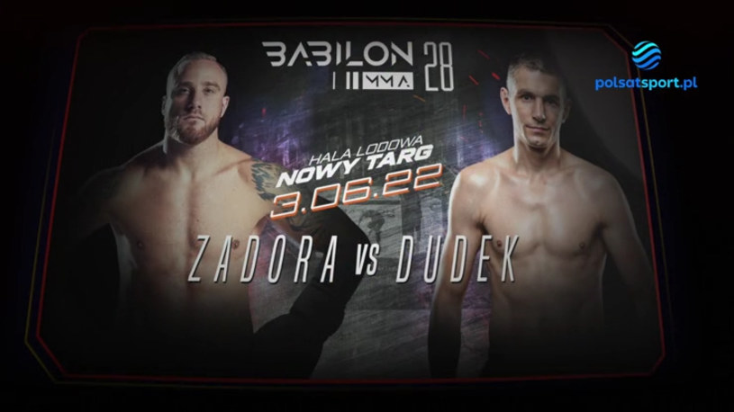 Babilon MMA 28. Dominik Zadora zmierzy się z Rafałem Dudkiem