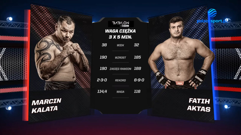 Babilon MMA 28: Marcin Kalata - Fatih Aktas. Skrót walki