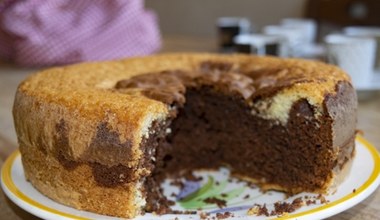 Babka marmurkowa inaczej, przepis jest bardzo prosty. Ciasto Hrabiny robię regularnie
