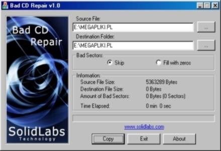 Bad CD Repair ze stajni SolidLabs Technology /megapliki.pl