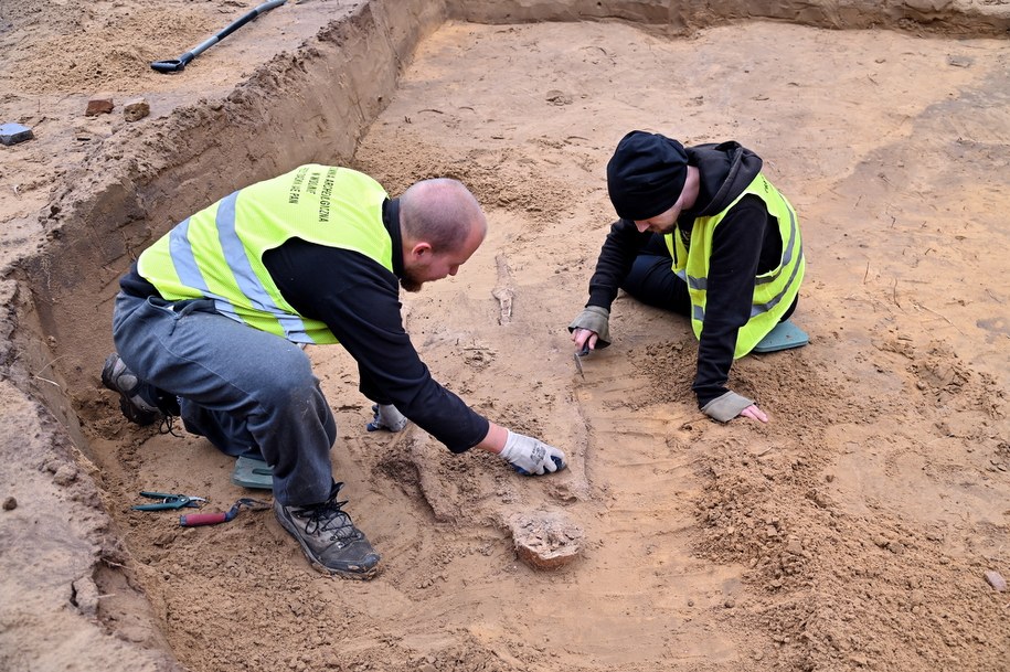 Badania archeologiczne na cmentarzysku Wzgórze Wisielców w Wolinie / 	Marcin Bielecki    /PAP