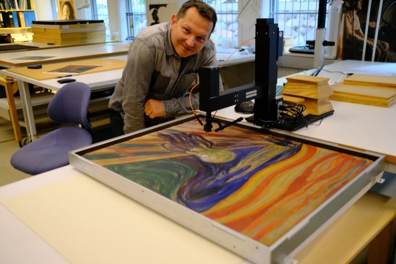 Badania światłotrwałości dla kilkudziesięciu najgłośniejszych prac Edvarda Muncha z zasobów Munch Museet w Oslo /AGH /materiały prasowe
