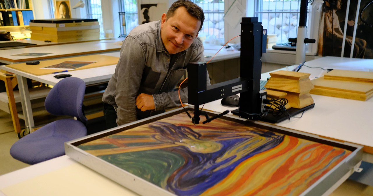 Badania światłotrwałości dla kilkudziesięciu najgłośniejszych prac Edvarda Muncha z zasobów Munch Museet w Oslo /AGH /materiały prasowe
