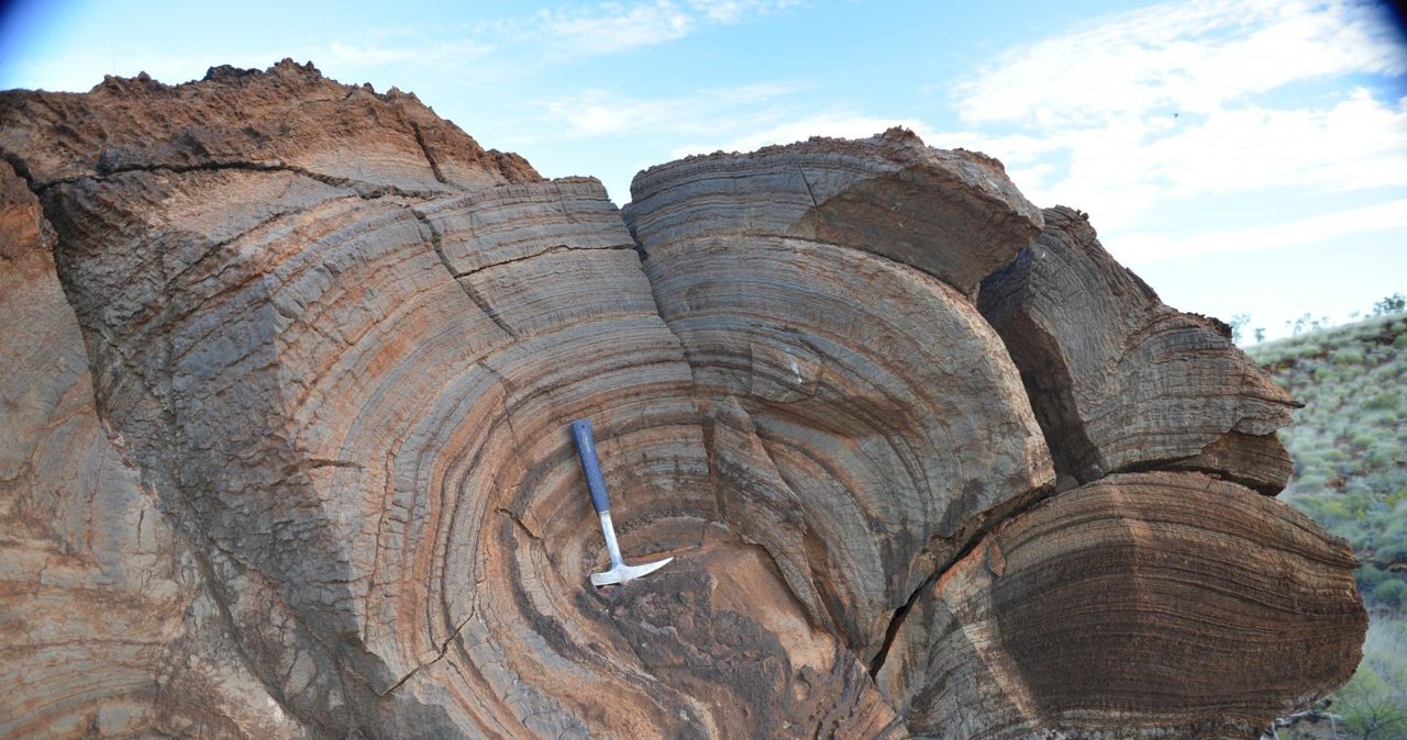 Badanie bąbli powietrza zamkniętych w takich skałach pozwoliło na pomiar ciśnienia na młodej Ziemi /fot. Roger Buick /materiały prasowe