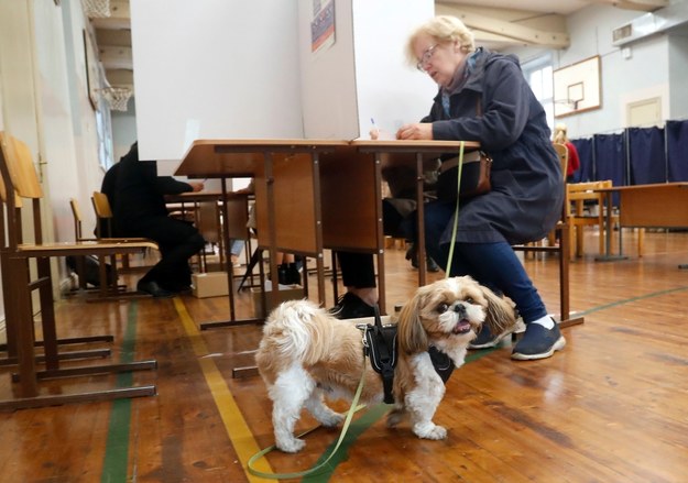 Badanie exit poll pokazuje, że po sobotnim głosowaniu do Sejmu wejdzie osiem ugrupowań /TOMS KALNINS  /PAP/EPA