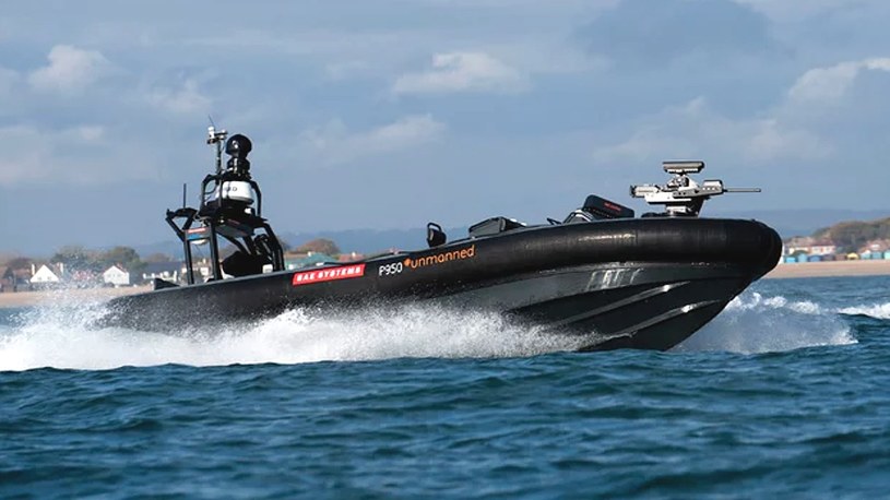 BAE Systems prezentuje autonomiczną łódź z karabinem maszynowym /Geekweek
