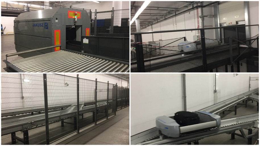 Bagażownia w Porcie Lotniczym Gdańsk /Kuba Kaługa /RMF FM