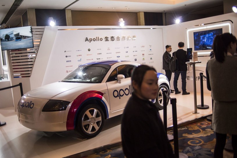 Baidu przygotowało autonomiczyn pojazd o nazwie Apollo /AFP