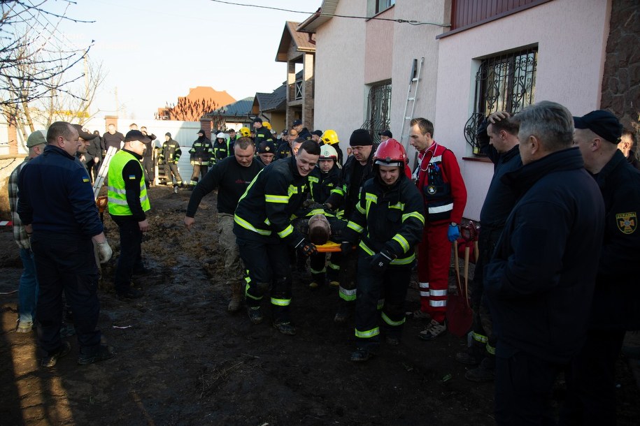 Bajkiwci (wieś w obwodzie wołyńskim) /Państwowa Służba Ratownicza Ukrainy  /