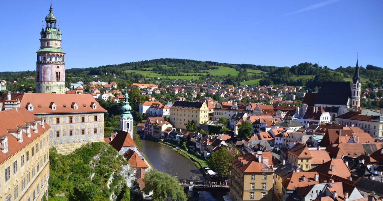Bajkowy widok na zamek Czeski Krumlov /High Contrast /CC-BY 3.0