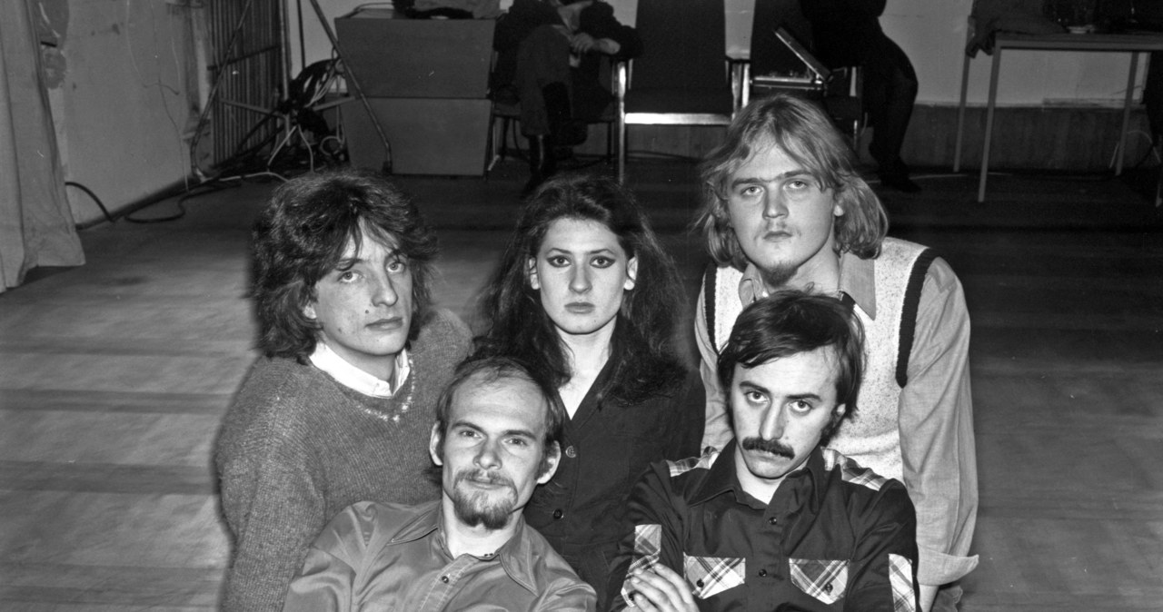 Bajm, 1979 r. - od lewej: Marek Winiarski, Jarosław Kozidrak, Beata Kozidrak, Andrzej Pietras, Andrzej Gronkiewicz /Jacek Mirosław /Agencja FORUM