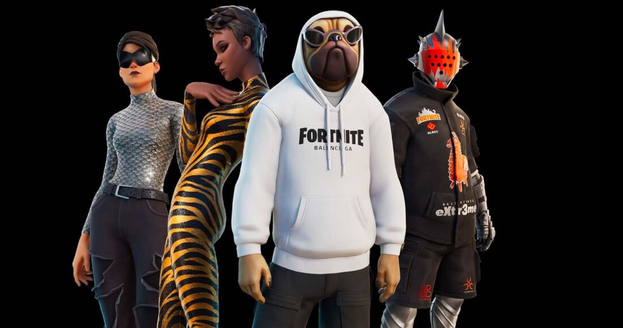 Balenciaga - grafika promująca kolekcję Fortnite /materiały prasowe