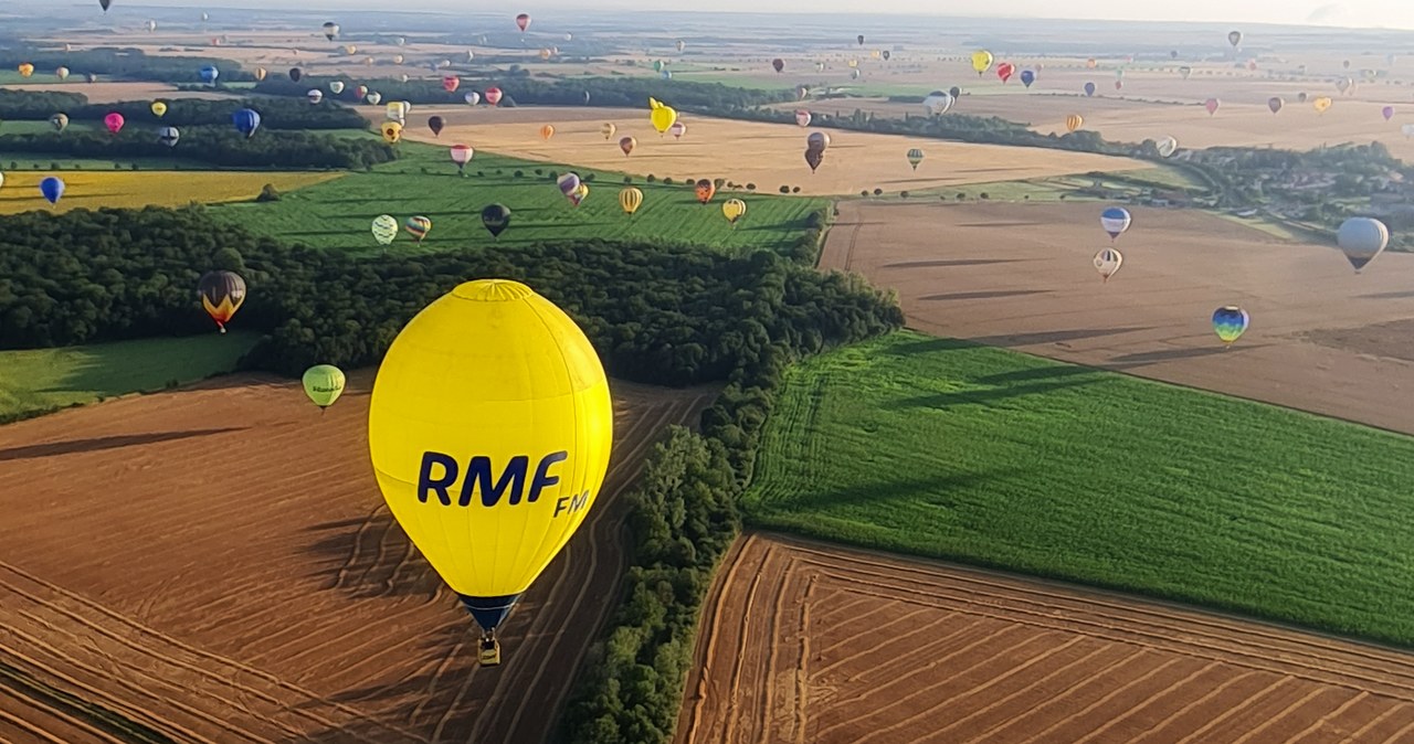 Balon RMF FM na francuskim niebie