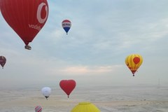 Balon RMF FM nad pustynią w Katarze (23.01.2023)