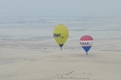 Balon RMF FM nad pustynią w Katarze (23.01.2023)