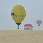 Balon RMF FM nad pustynią w Katarze [ZDJĘCIA, FILMY]