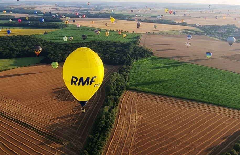 Balon RMF FM /Marek Michalec / Pilot balonu RMF FM /