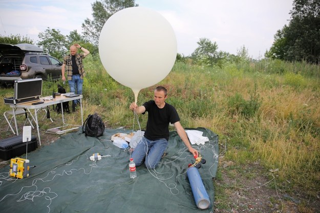 Balon stratosferyczny /	Robert Borowicki /PAP