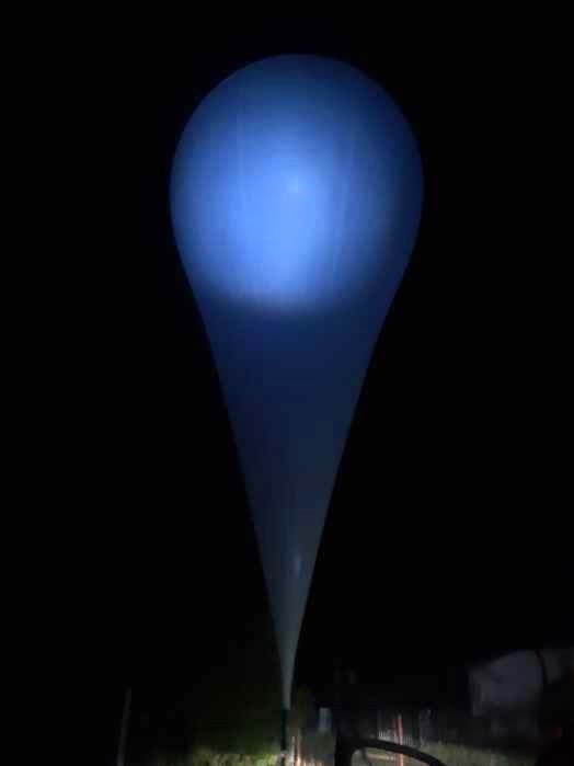 Balon zabezpieczony przez policję /KPP w Ostrowi Mazowieckiej /Policja