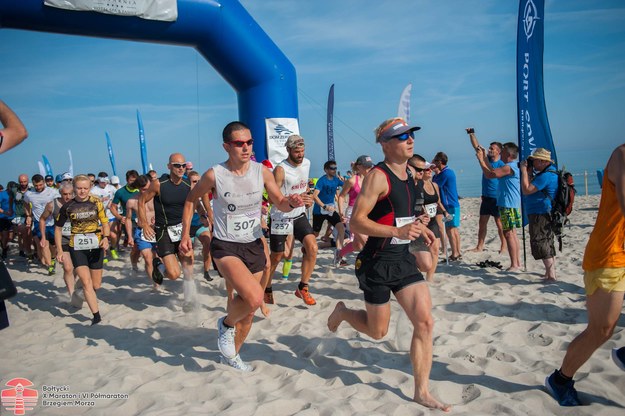 Bałtycki Maraton Brzegiem Morza w 2019 r. /Urząd Morski w Gdyni /Materiały prasowe