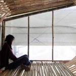 Bambusowe domy dla bezdomnych