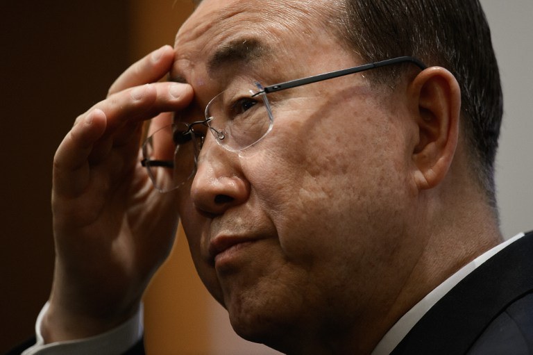 Ban Ki-Moon /AFP