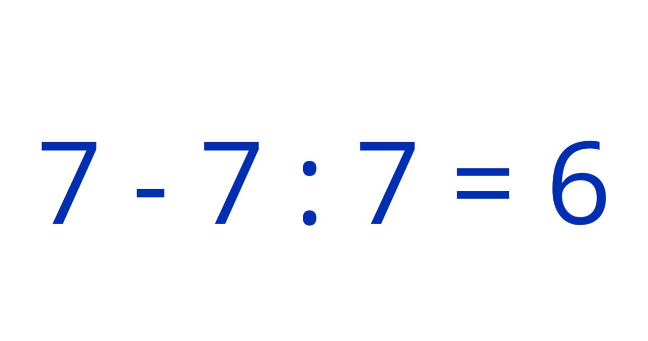 Banalna zagadka matematyczna z trzema siódemkami — rozwiązanie /materiały własne /INTERIA.PL
