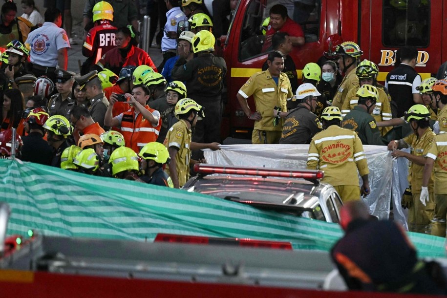 Bangkok. Miejsce tragedii. /LILLIAN SUWANRUMPHA/AFP/East News /East News