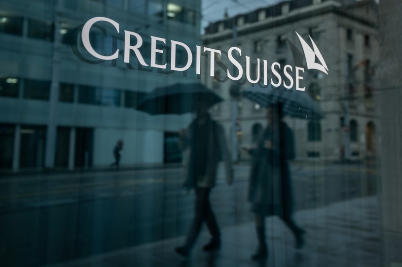 Bank Credit Suisse został przymusowo przejęty / FABRICE COFFRINI /AFP