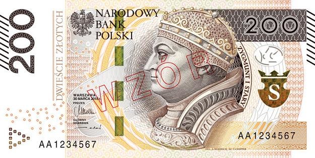 Banknot 200 zł - awers /NBP