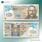 Banknot kolekcjonerski z Józefem Piłsudskim najlepszy na świecie