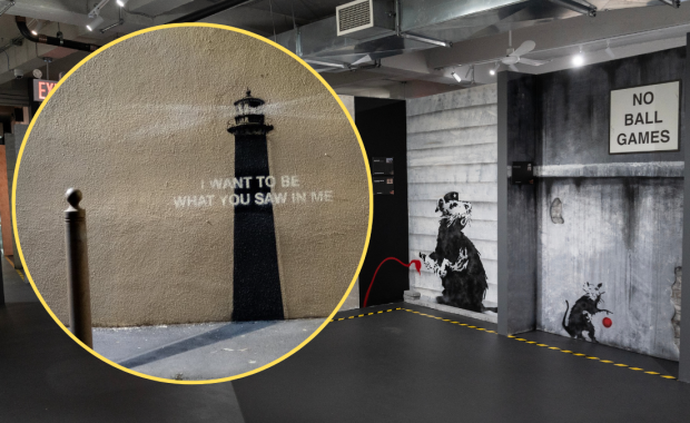 Banksy znów prowokuje. Nowe graffiti artysty zagadką dla fanów