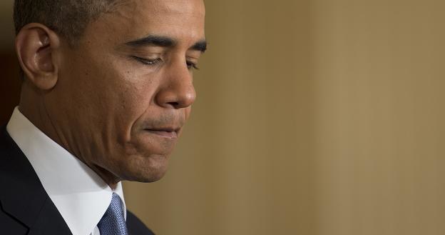 Barack Obama dzisiaj w Białym Domu /AFP