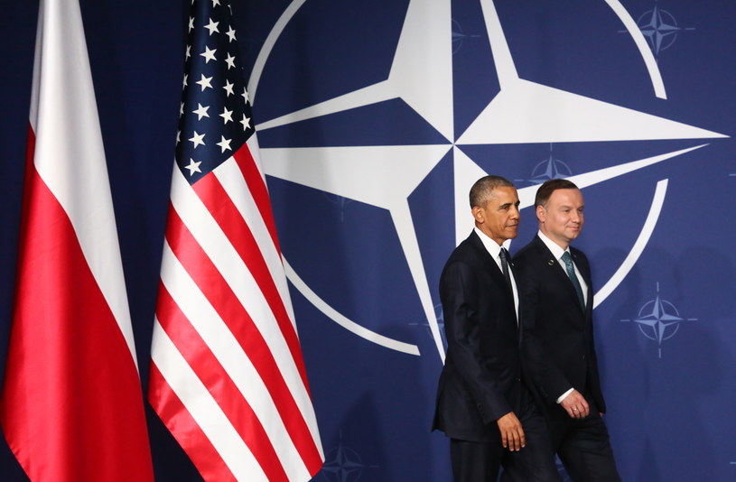 Barack Obama i Andrzej Duda /Leszek Szymański /PAP