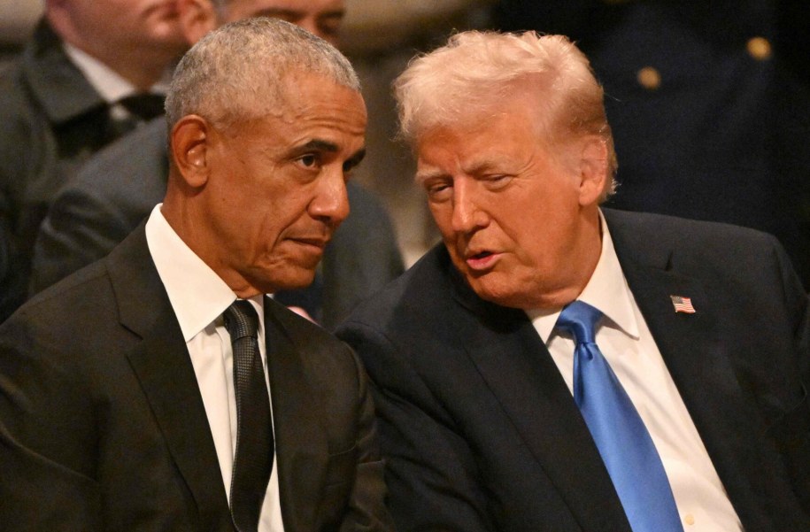 Barack Obama i Donald Trump w 2025 roku /ROBERTO SCHMIDT /East News