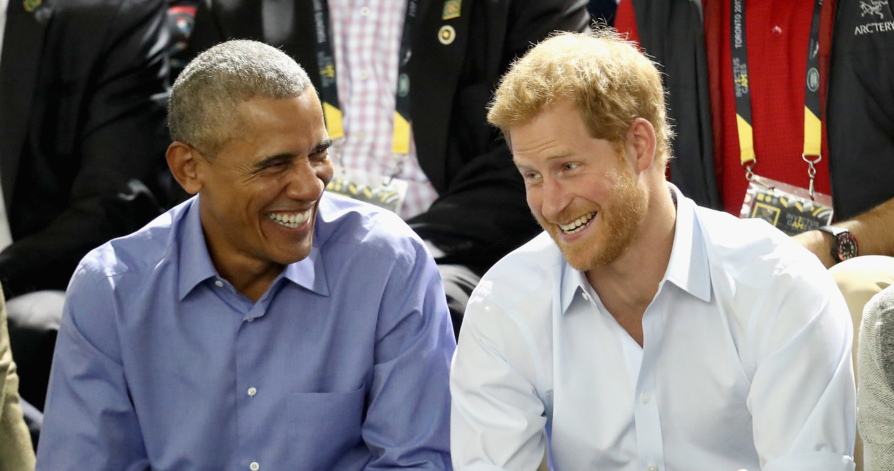 Barack Obama i książę Harry /Chris Jackson / Staff  /Getty Images