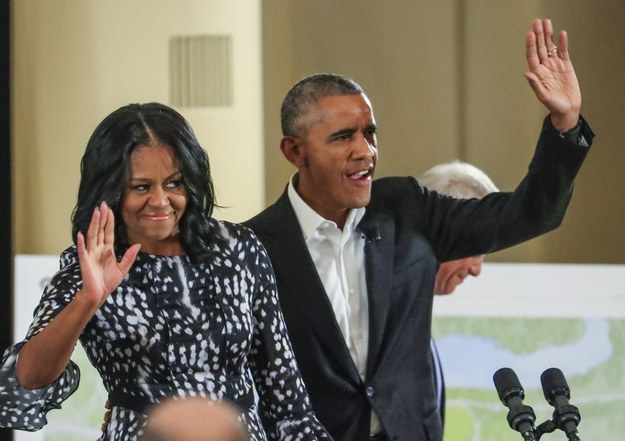 Barack Obama i Michelle Obama /TANNEN MAURY  /PAP/EPA