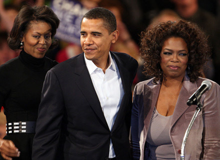 Barack Obama i Oprah Winfrey /AFP