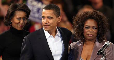 Barack Obama i Oprah Winfrey /AFP