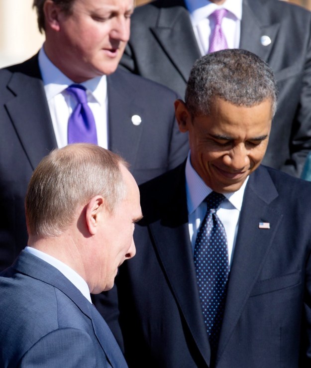 Barack Obama i Władimir Putin /Kay Nietfeld  /PAP/EPA
