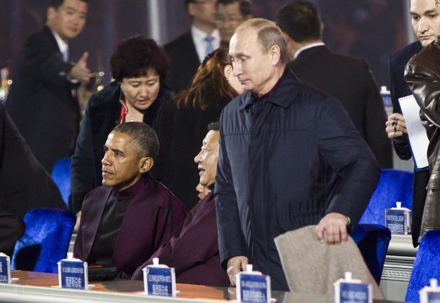 Barack Obama i Władimir Putin /Narendra Shrestha /PAP/EPA