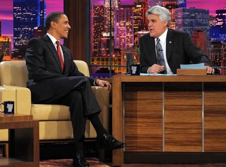Barack Obama jako pierwszy prezydent USA pojawił się w programie rozrywkowym /AFP