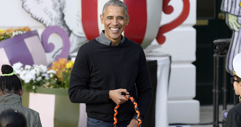 Barack Obama ma ogromne poczucie humoru! /Pool /Getty Images