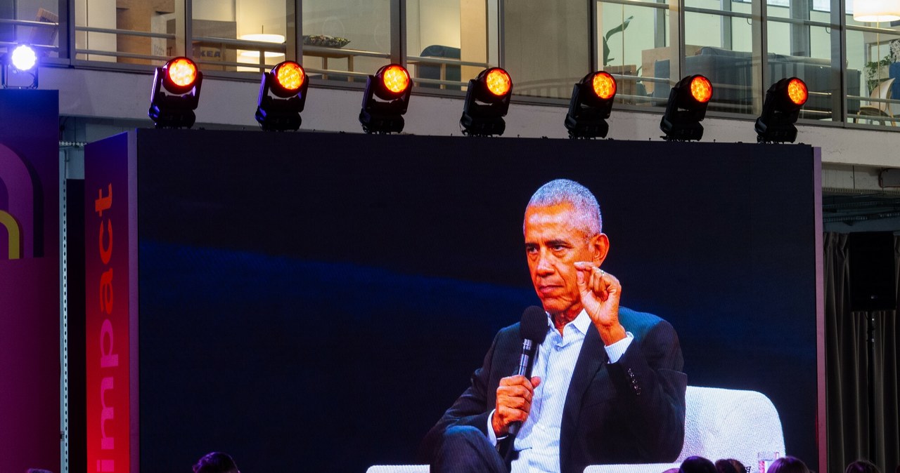 Barack Obama na Impact w Poznaniu /Lukasz Gdak/East News /East News