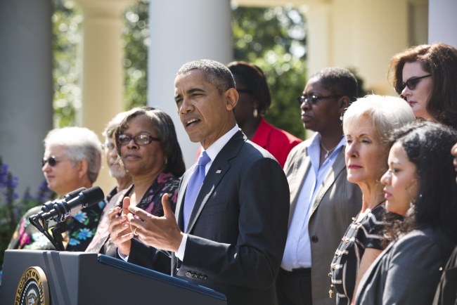 Barack Obama ostro odpowiedział republikanom. /JIM LO SCALZO /PAP/EPA
