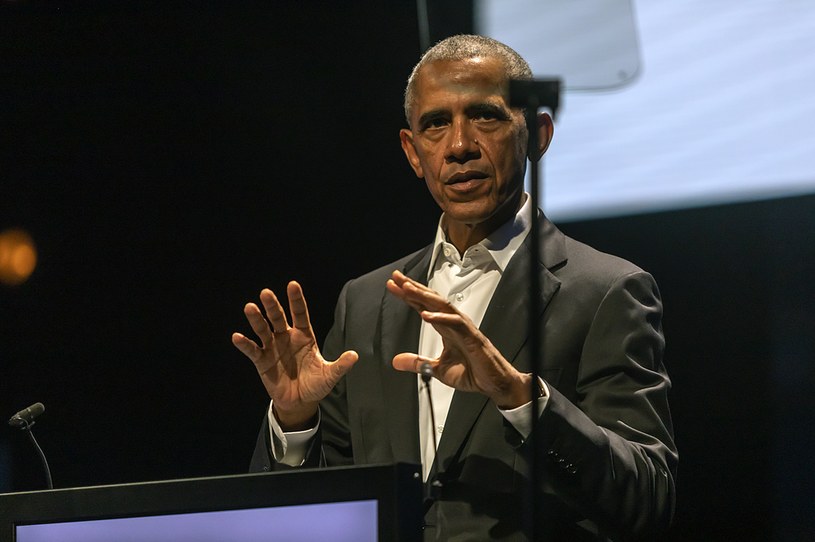 Barack Obama w Kopenhadze (2022) /Ole Jensen /Getty Images