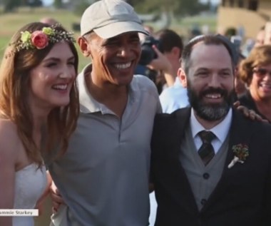 Barack Obama "wkręcił się" na ślub