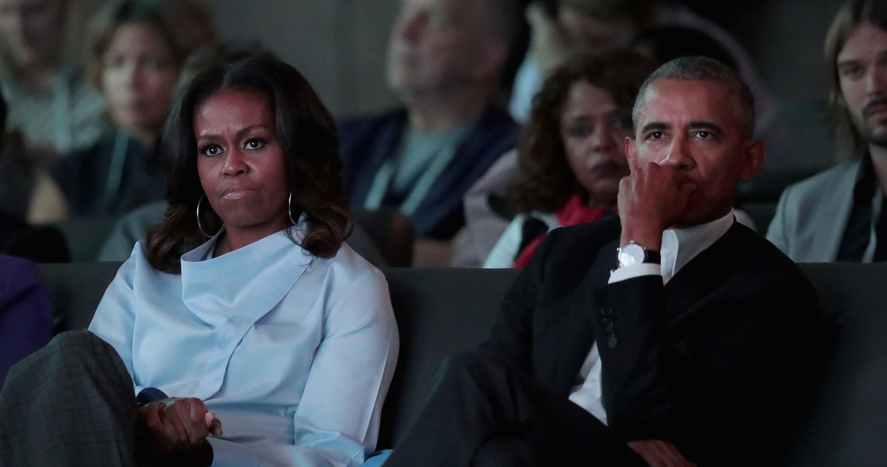 Barack Obama z żoną Michelle /Scott Olson /Getty Images