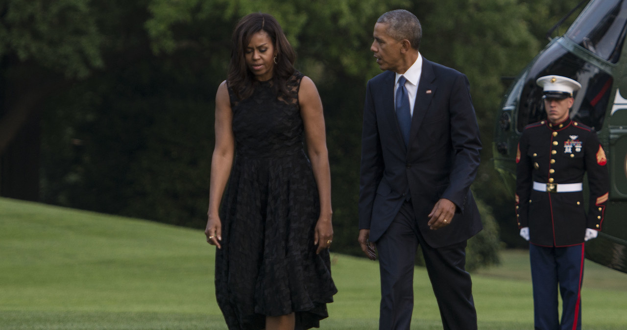 Barack Obama z żoną Michelle /Leigh Vogel /Getty Images